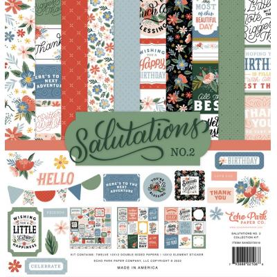 Echo Park Salutations No. 2 Designpapier - Collection Kit